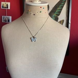 Turquoise Butterfly Necklace